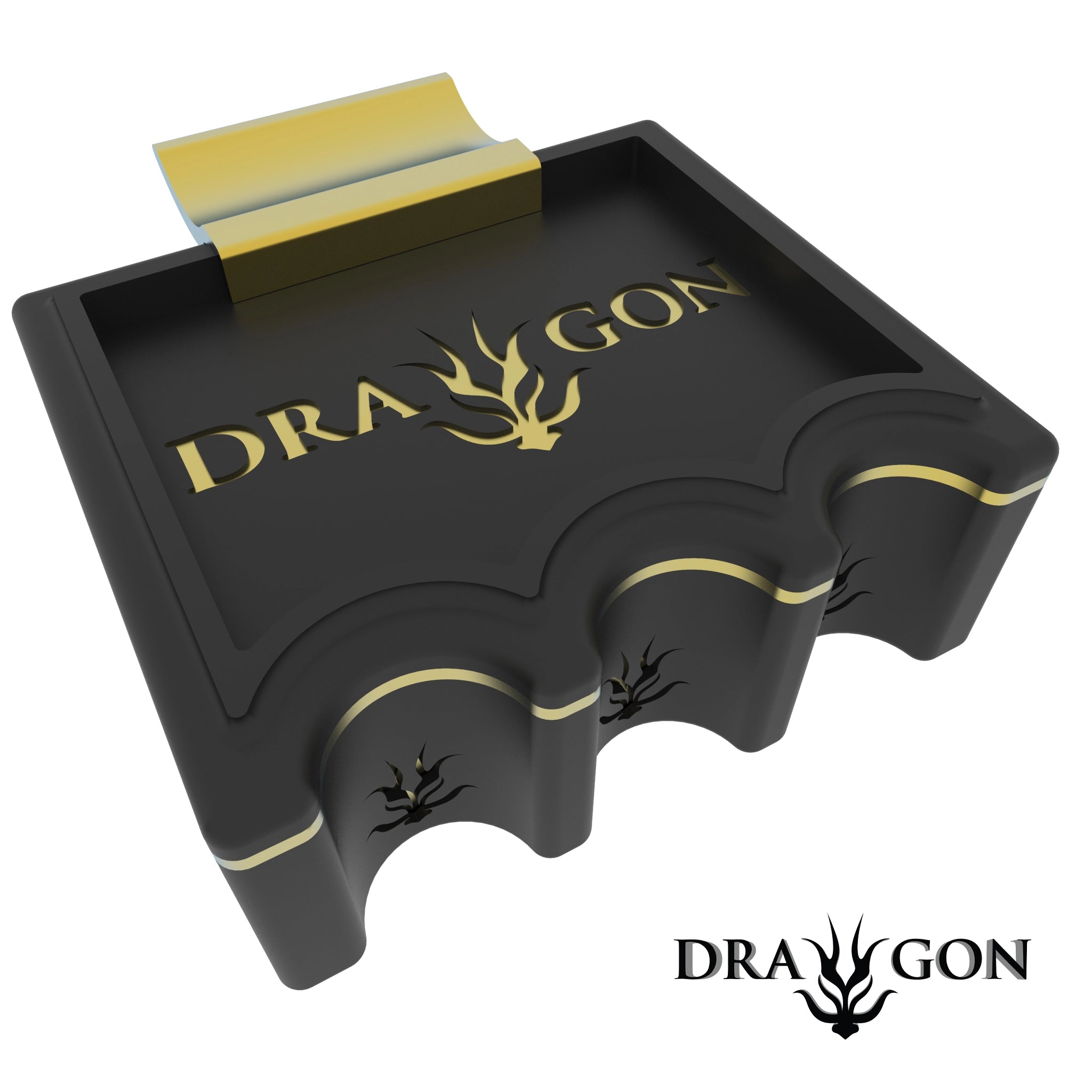 Suporte para tacos Dragon Preto e Dourado Suporte para tacos Dragon Preto e Dourado